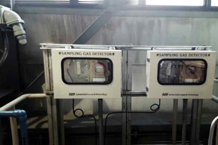 Cảm biến báo rò xì gas nhà máy Sunghwa