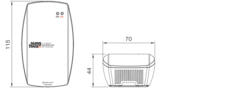 đầu dò gas sht-202