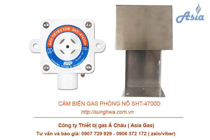 Thiết bị báo rò rỉ gas phòng nổ Hàn Quốc SHT-4700D Sunghwa